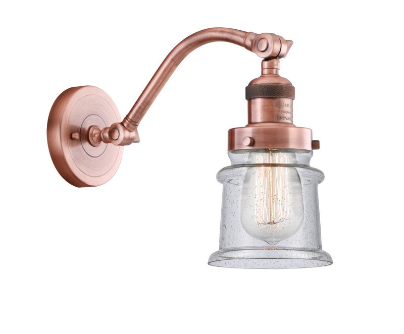 Innovations 515-1W-AC-G184S-LED LED Wall Sconce, Antique Copper