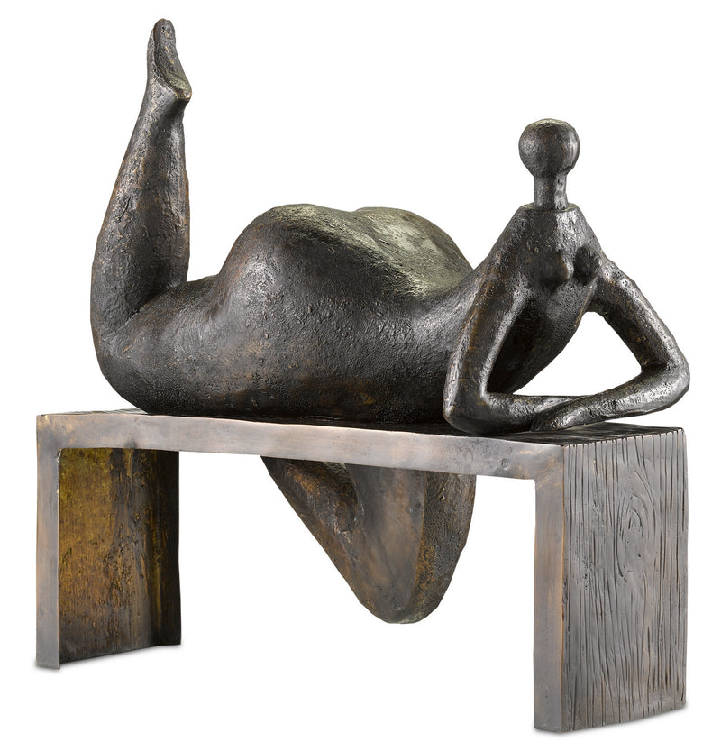 Currey and Company 1200-0291 Odalisque, Bronze