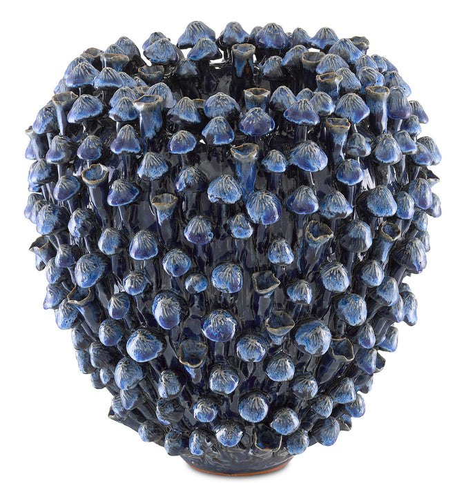 Currey and Company 1200-0305 Vase, Blue