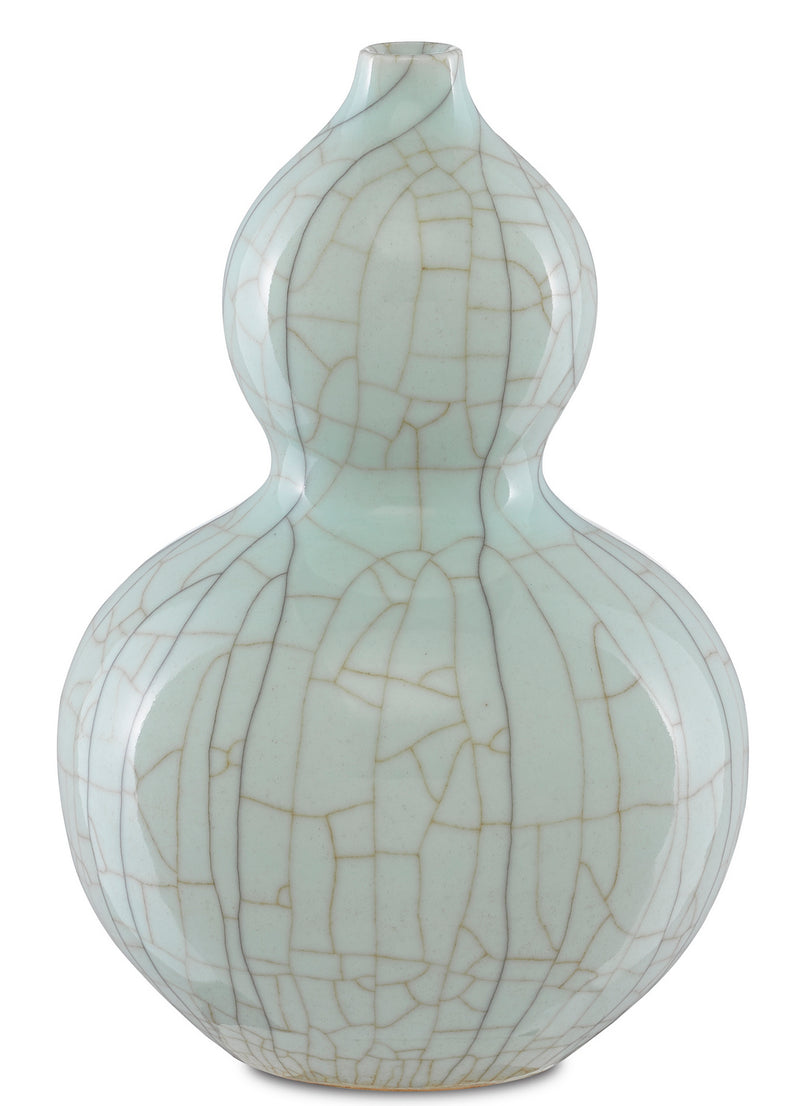 Currey and Company 1200-0334 Vase, Celadon Crackle