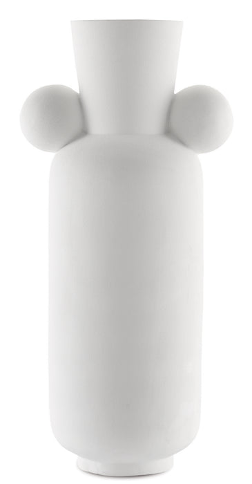 Currey and Company 1200-0394 Vase, Textured White