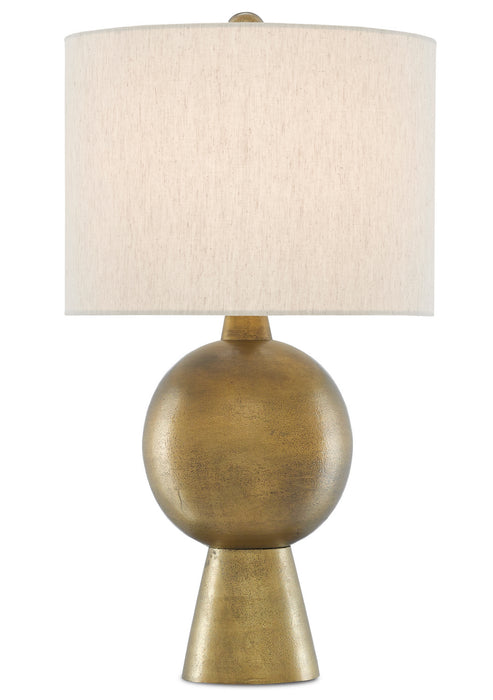 Currey and Company 6000-0535 One Light Table Lamp, Antique Brass