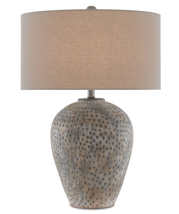 Currey and Company 6000-0638 One Light Table Lamp, Earth Gray