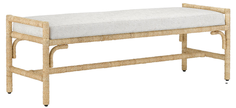 Currey and Company 7000-1172 Bench, Natural