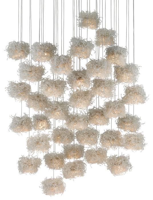 Currey and Company 9000-0701 36 Light Pendant, Clear