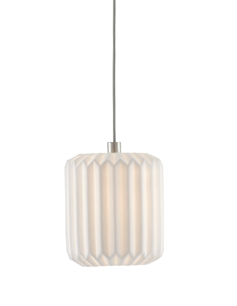 Currey and Company 9000-0709 One Light Pendant, White