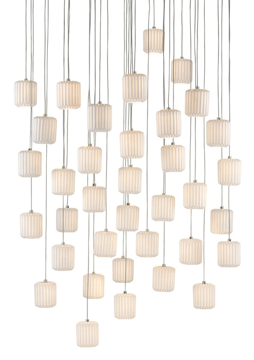 Currey and Company 9000-0715 36 Light Pendant, White