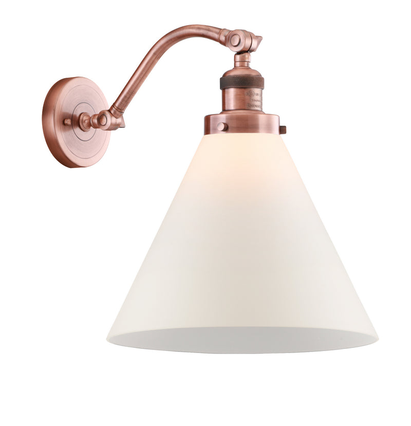 Innovations 515-1W-AC-G41-L One Light Wall Sconce, Antique Copper