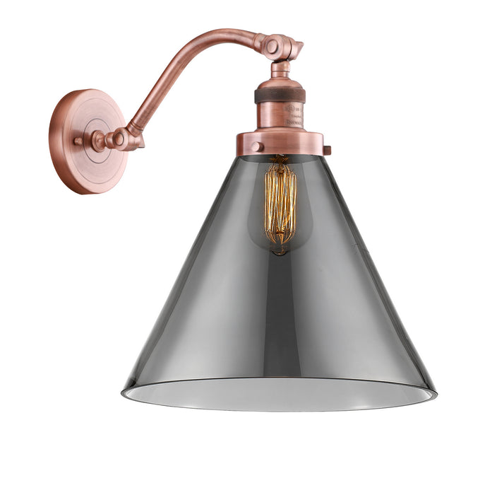 Innovations 515-1W-AC-G43-L-LED LED Wall Sconce, Antique Copper