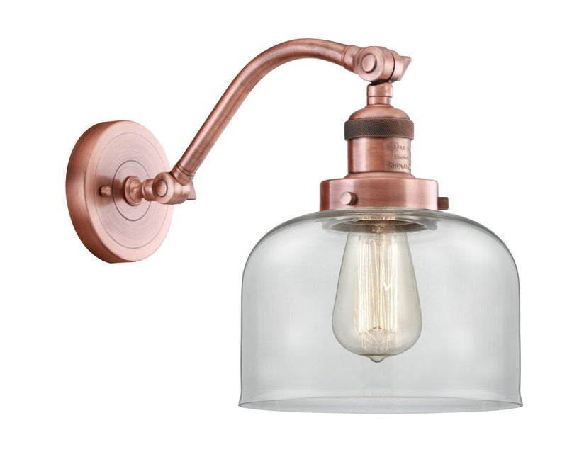 Innovations 515-1W-AC-G72 One Light Wall Sconce, Antique Copper