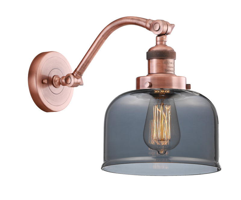 Innovations 515-1W-AC-G73 One Light Wall Sconce, Antique Copper