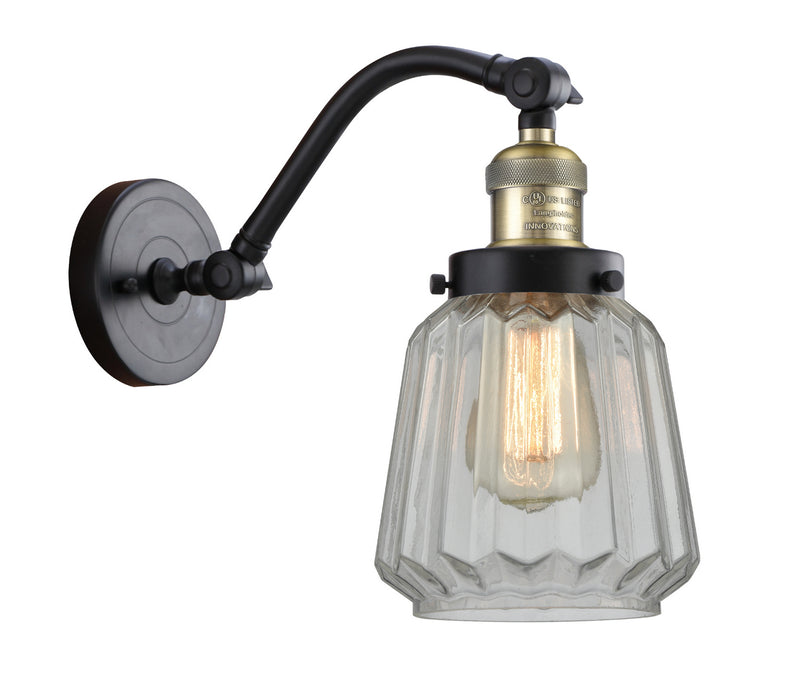 Innovations 515-1W-BAB-G142-LED LED Wall Sconce, Black Antique Brass