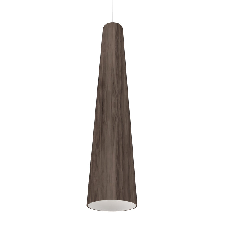 Accord Lighting 1280.18 One Light Pendant, American Walnut
