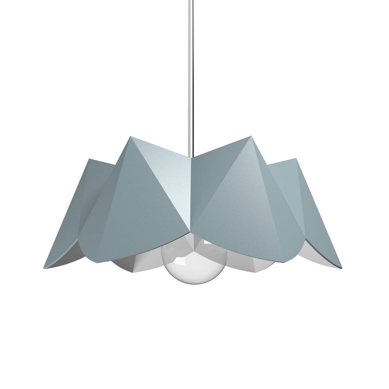 Accord Lighting 1283.40 LED Pendant, Satin Blue