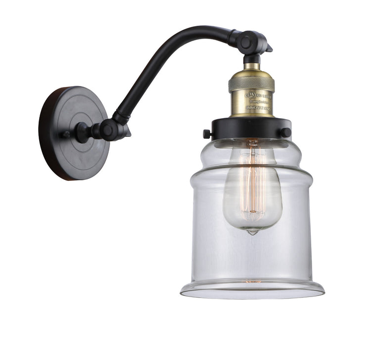 Innovations 515-1W-BAB-G182 One Light Wall Sconce, Black Antique Brass