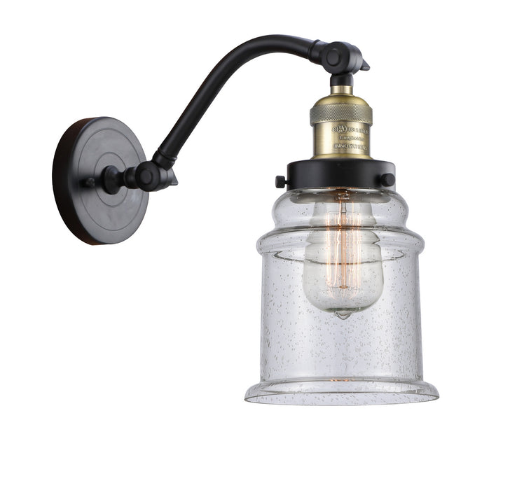 Innovations 515-1W-BAB-G184 One Light Wall Sconce, Black Antique Brass