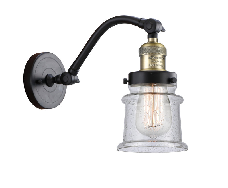 Innovations 515-1W-BAB-G184S-LED LED Wall Sconce, Black Antique Brass