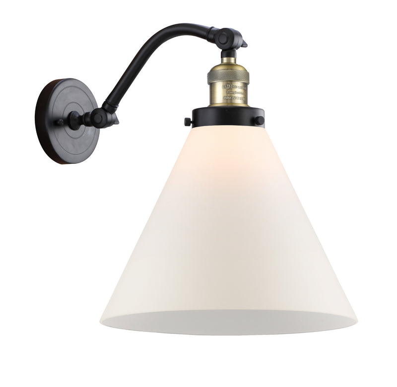 Innovations 515-1W-BAB-G41-L One Light Wall Sconce, Black Antique Brass