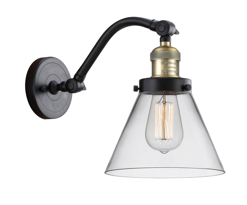 Innovations 515-1W-BAB-G42 One Light Wall Sconce, Black Antique Brass