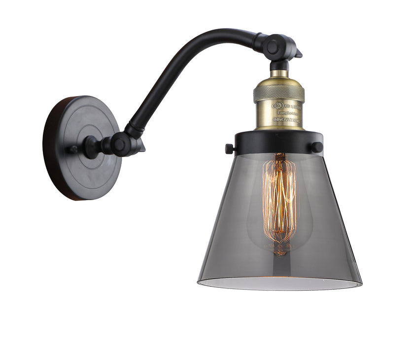 Innovations 515-1W-BAB-G63 One Light Wall Sconce, Black Antique Brass