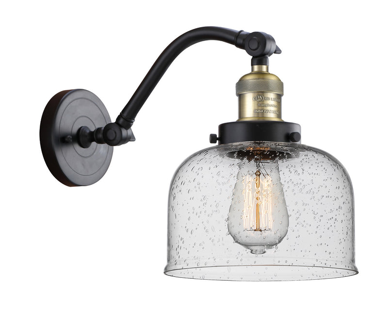 Innovations 515-1W-BAB-G74 One Light Wall Sconce, Black Antique Brass
