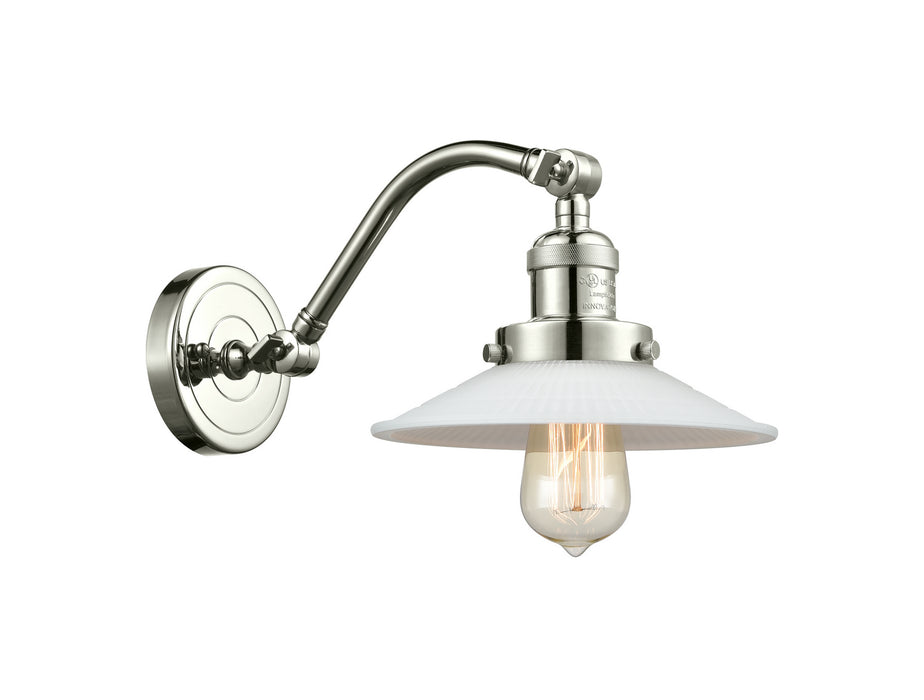 Innovations 515-1W-PN-G1 One Light Wall Sconce, Polished Nickel