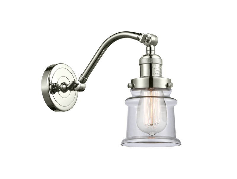Innovations 515-1W-PN-G182S One Light Wall Sconce, Polished Nickel