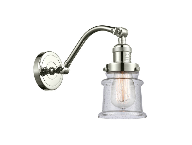 Innovations 515-1W-PN-G184S One Light Wall Sconce, Polished Nickel