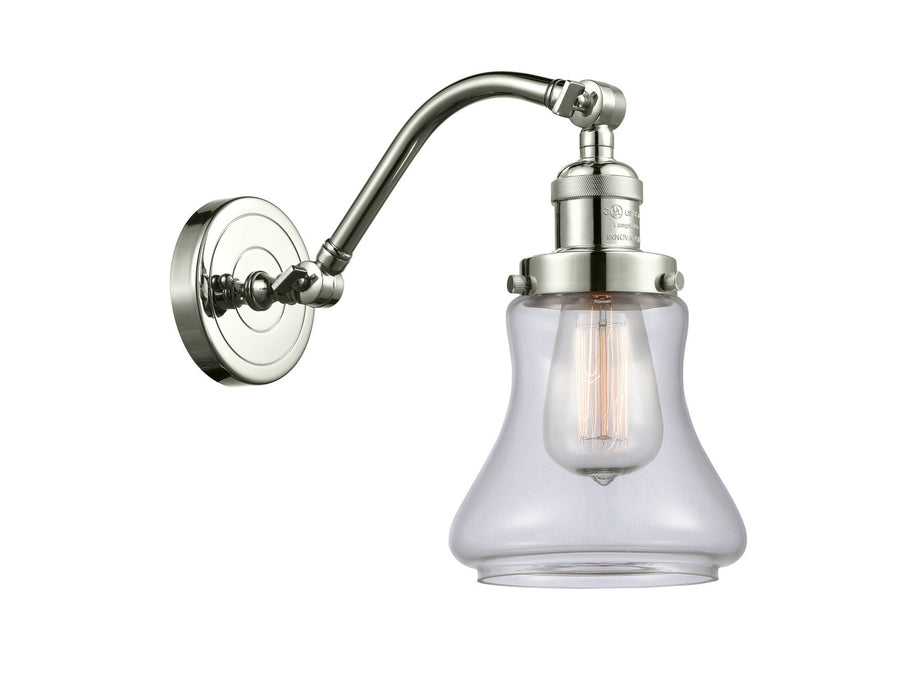 Innovations 515-1W-PN-G192 One Light Wall Sconce, Polished Nickel