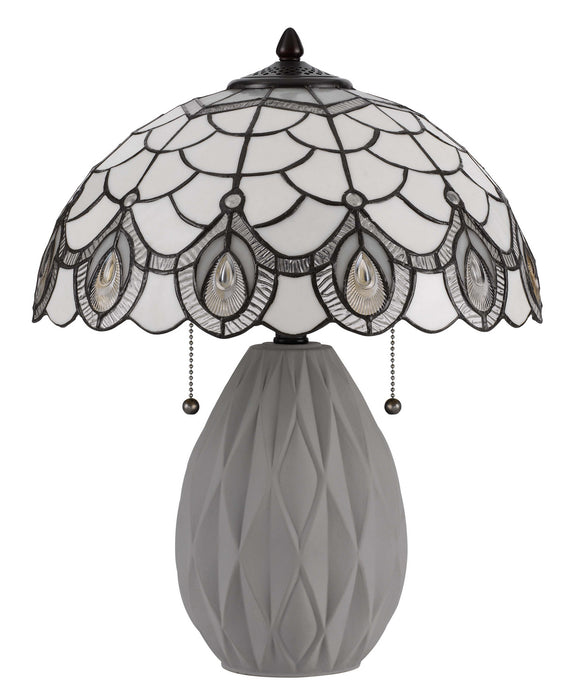 Cal Lighting BO-3001TB Two Light Accent Lamp, Tiffany