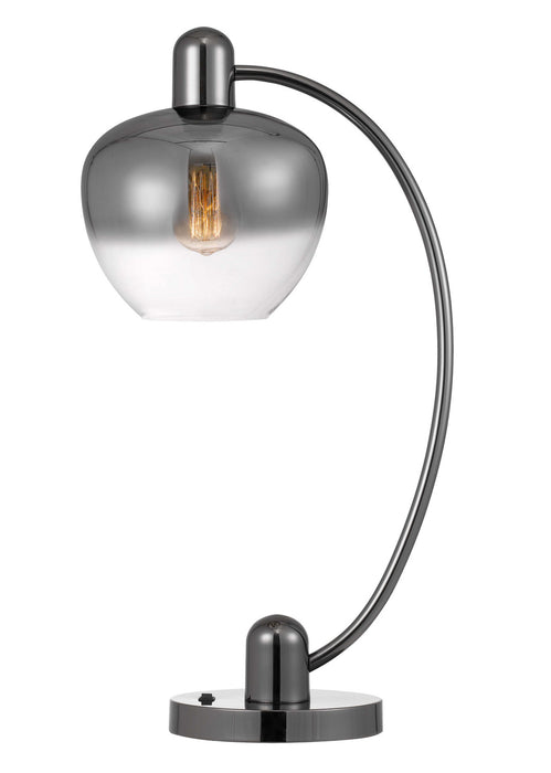 Cal Lighting BO-3006TB One Light Desk Lamp, Gun metal