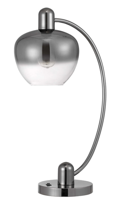 Cal Lighting BO-3006TB One Light Desk Lamp, Gun metal