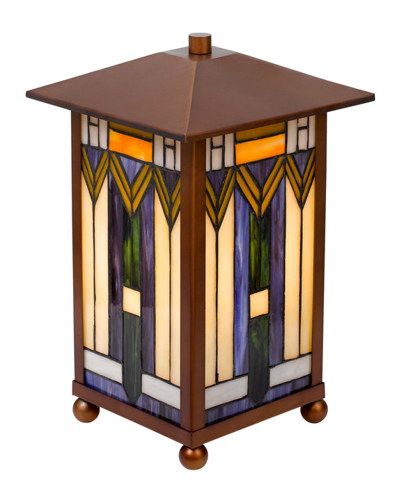 Cal Lighting BO-3014TB One Light Accent Lamp, Tiffany