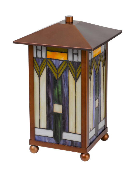 Cal Lighting BO-3014TB One Light Accent Lamp, Tiffany