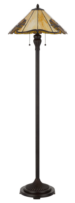 Cal Lighting BO-3015FL Two Light Floor Lamp, Tiffany