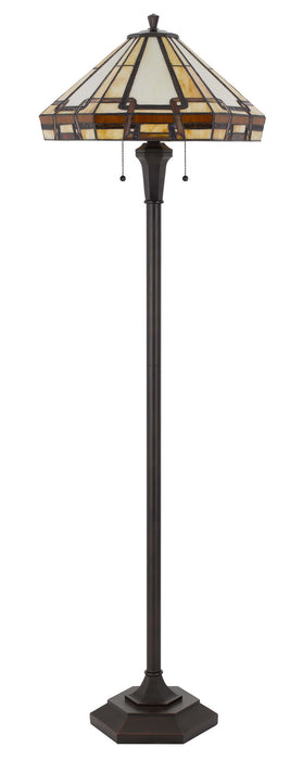 Cal Lighting BO-3016FL Two Light Floor Lamp, Tiffany