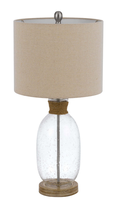 Cal Lighting BO-3023TB One Light Table Lamp, Bubble Glass
