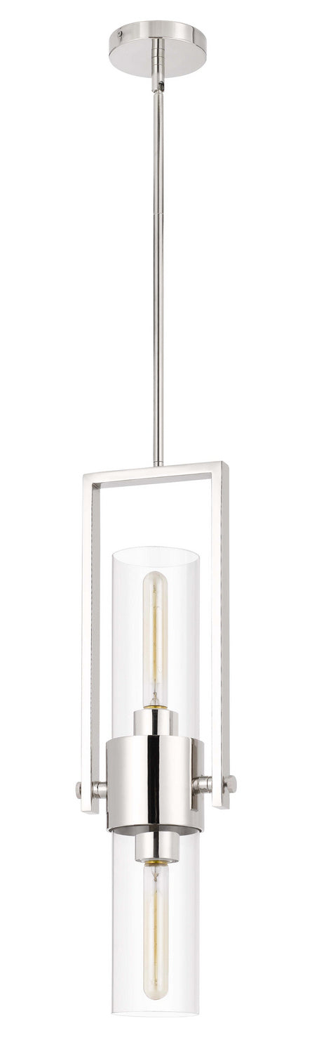 Cal Lighting FX-3758-1 Two Light Pendant, Chrome