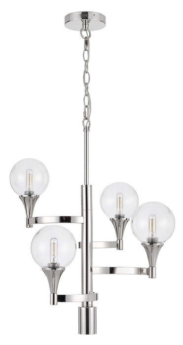 Cal Lighting FX-3759-4 LED Chandelier, Chrome