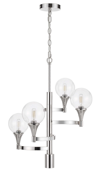 Cal Lighting FX-3759-4 LED Chandelier, Chrome