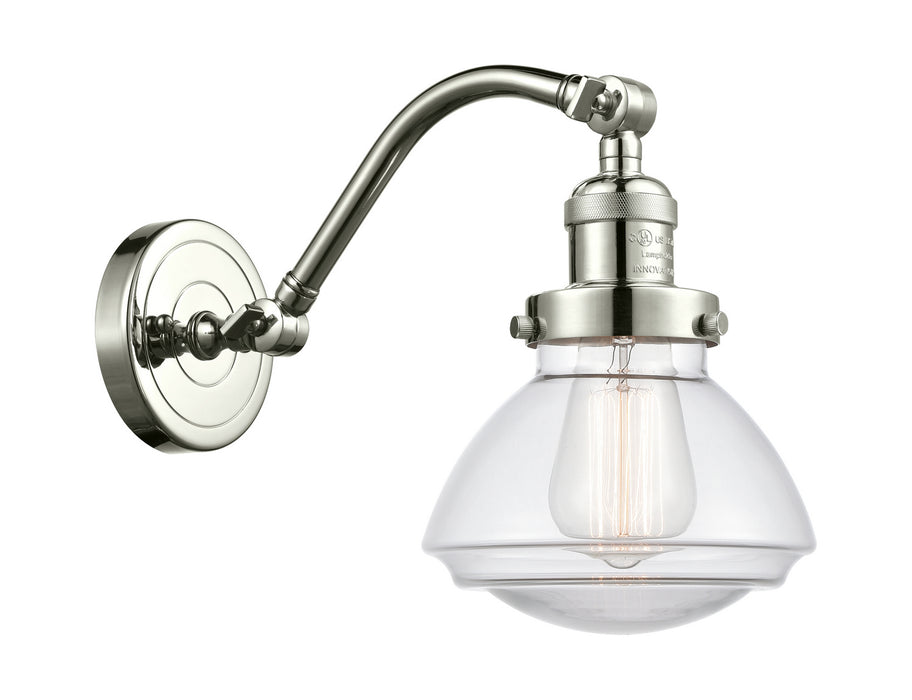 Innovations 515-1W-PN-G322 One Light Wall Sconce, Polished Nickel