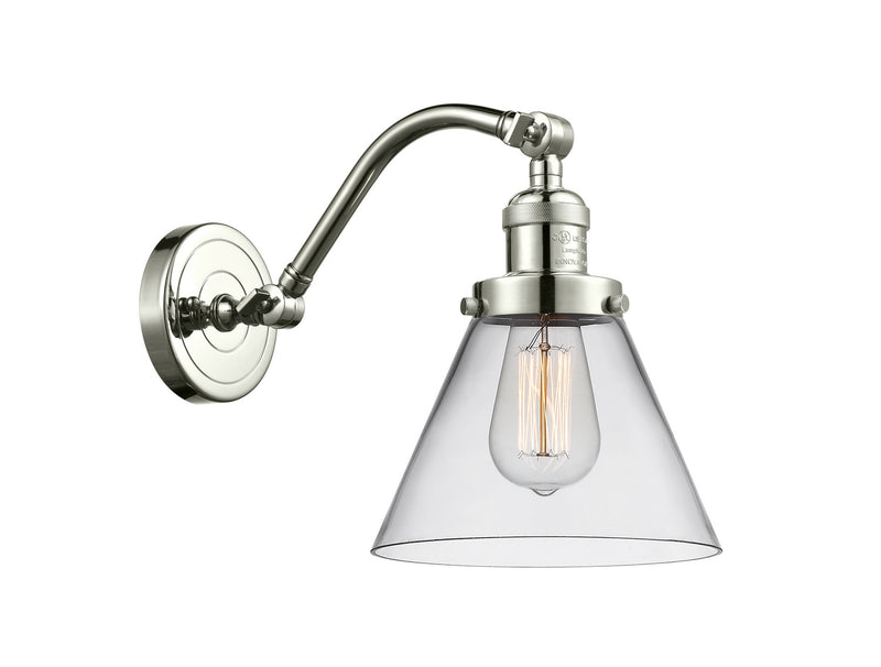 Innovations 515-1W-PN-G42 One Light Wall Sconce, Polished Nickel
