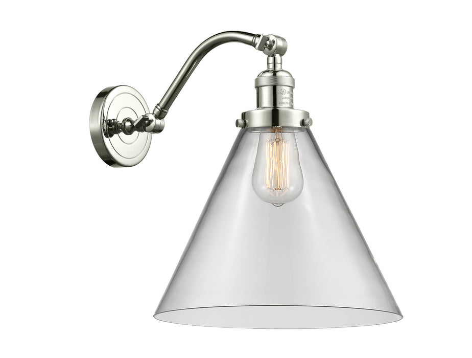 Innovations 515-1W-PN-G42-L One Light Wall Sconce, Polished Nickel