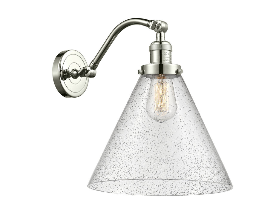 Innovations 515-1W-PN-G44-L One Light Wall Sconce, Polished Nickel