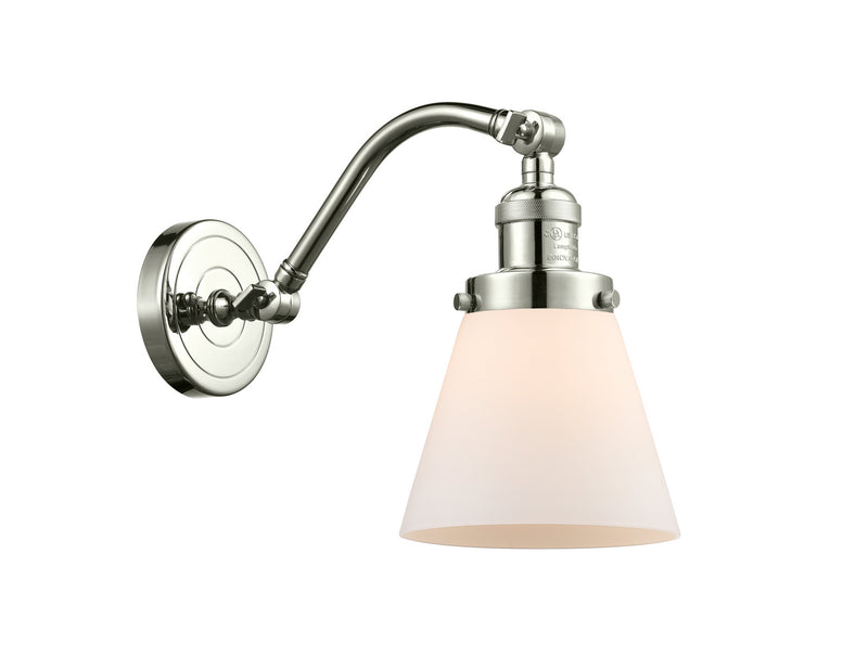 Innovations 515-1W-PN-G61 One Light Wall Sconce, Polished Nickel