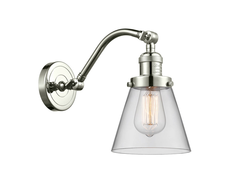 Innovations 515-1W-PN-G62 One Light Wall Sconce, Polished Nickel