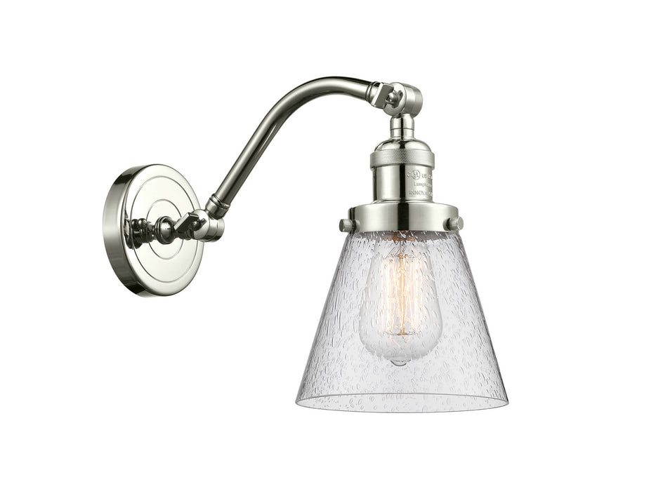 Innovations 515-1W-PN-G64 One Light Wall Sconce, Polished Nickel