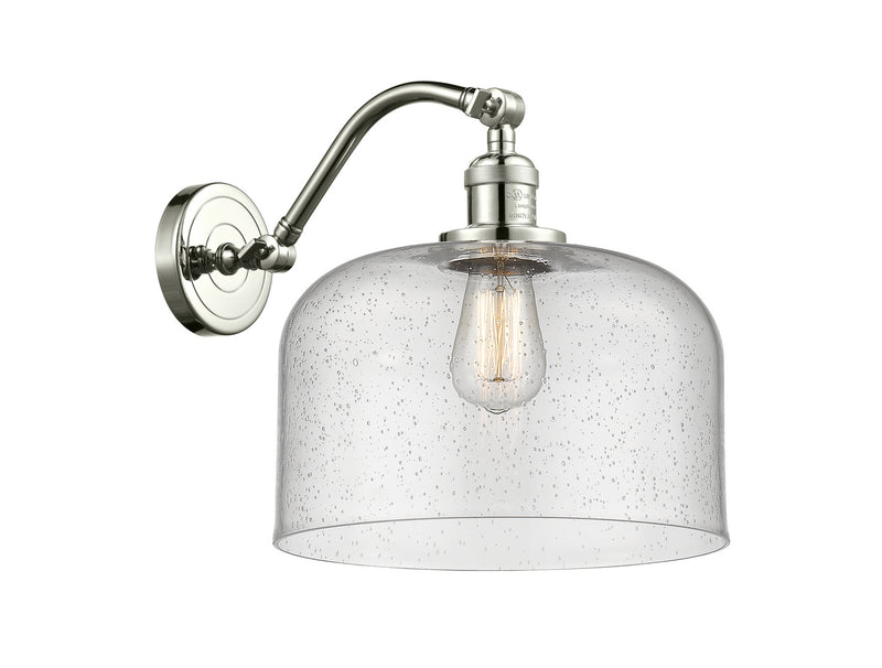 Innovations 515-1W-PN-G74-L-LED LED Wall Sconce, Polished Nickel