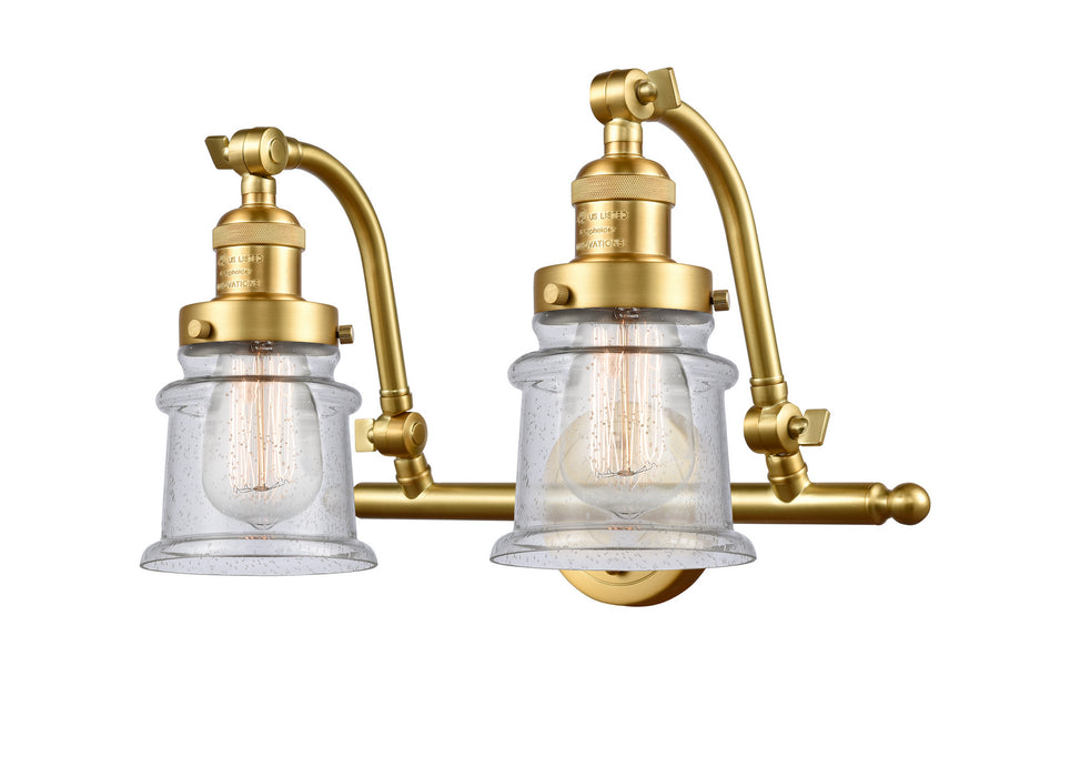 Innovations 515-2W-SG-G184S Two Light Bath Vanity, Satin Gold