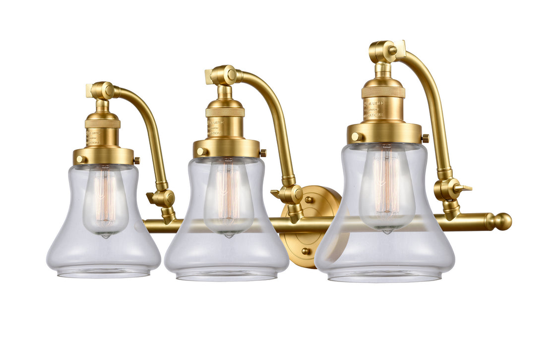 Innovations 515-3W-SG-G192 Three Light Bath Vanity, Satin Gold